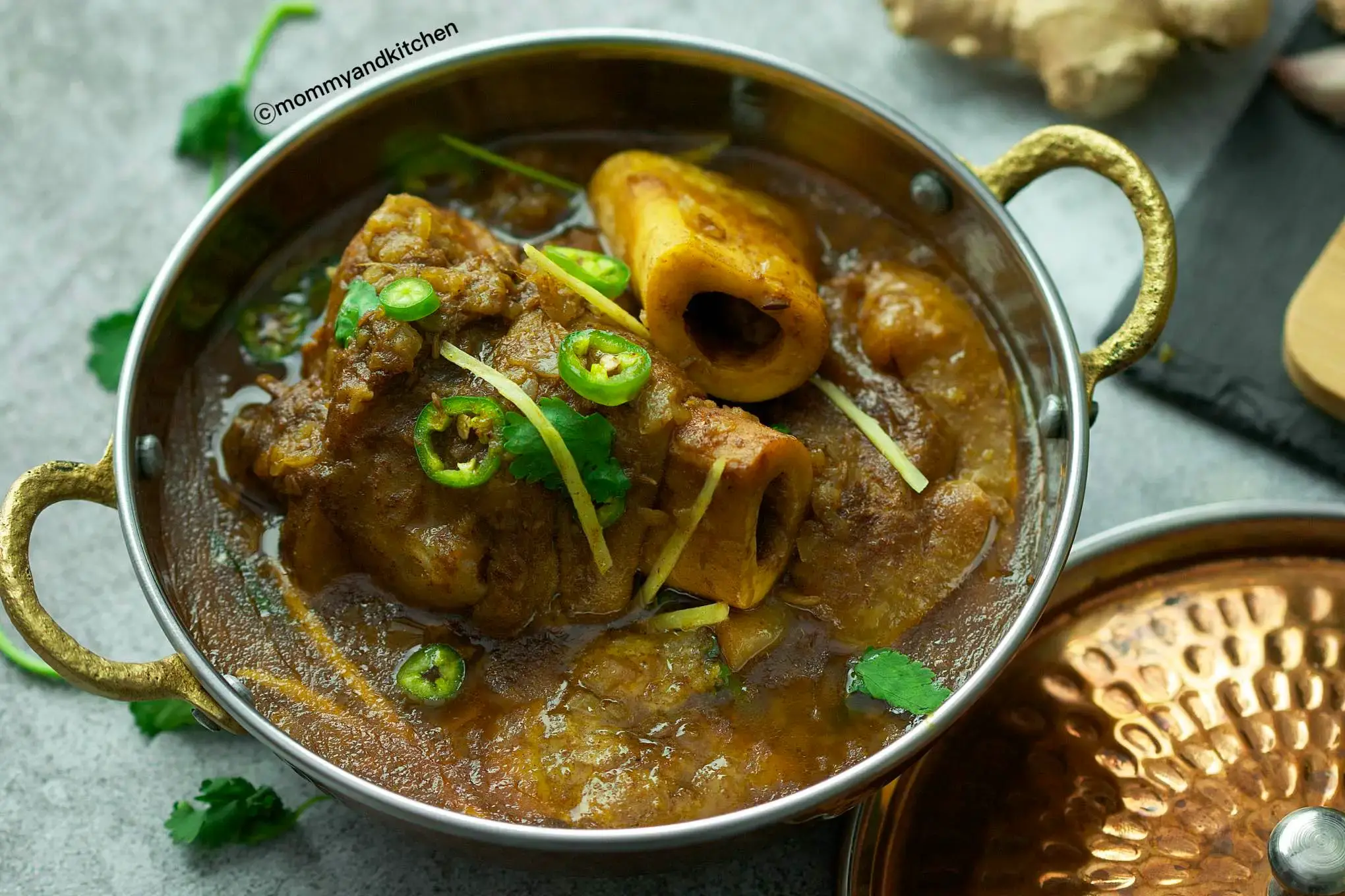 Delicious Paya traditional Pakistani soup at Taste of Pakistan in Edmonton, AB